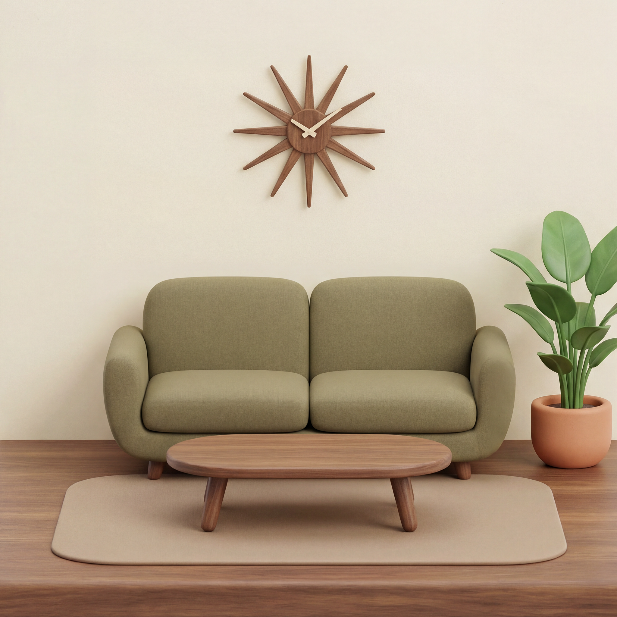 Mid-Century style living room